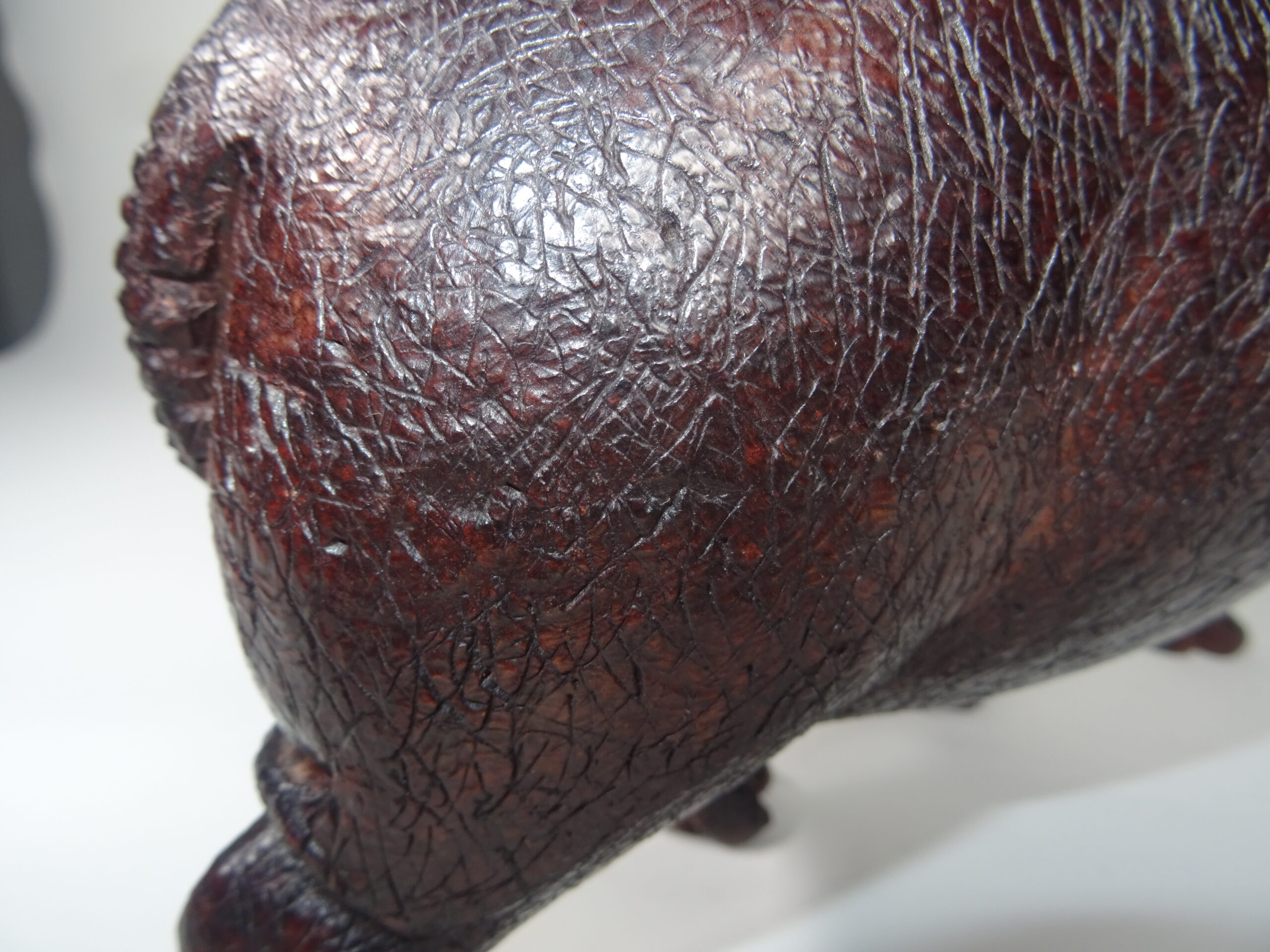 Nijlpaard houten beeld - Afbeelding 7