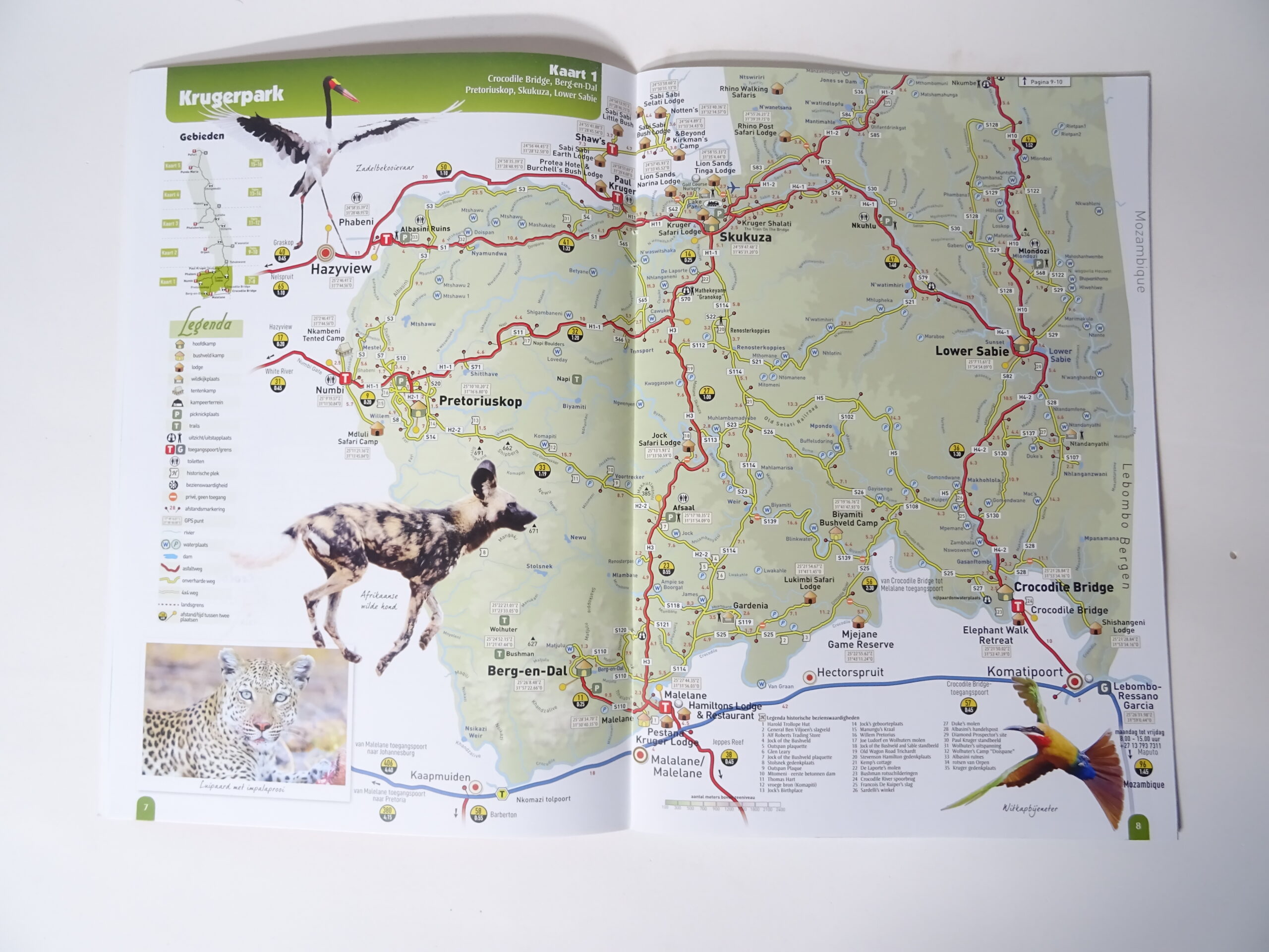 Krugerpark kaart - Afbeelding 4