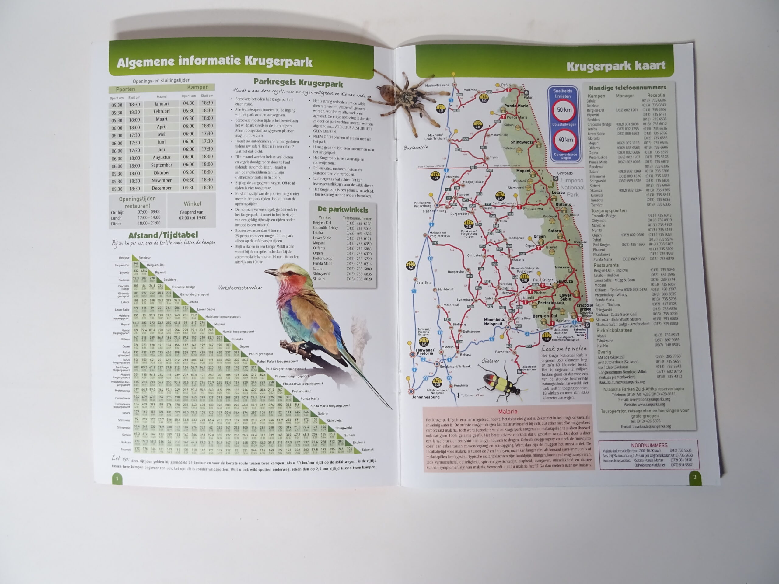 Krugerpark kaart - Afbeelding 2