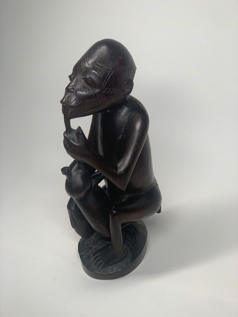 Sculptuur van ebbenhout - Afbeelding 2